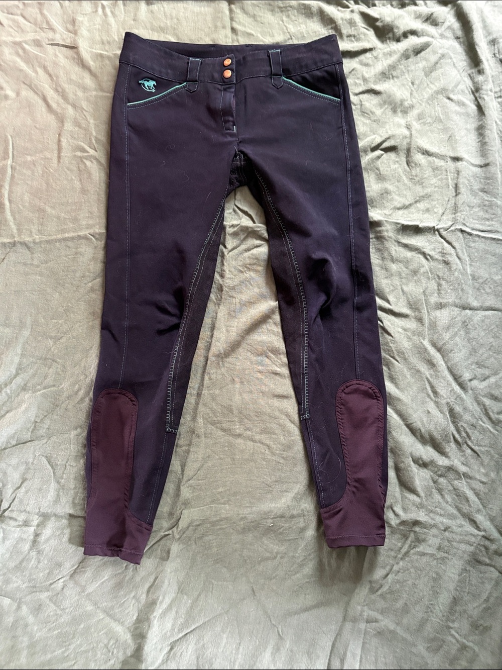 Smartpak full seat low rise Riding Breeches - Dark blue